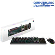 MSI -Forge- GK310 -Combo- red backlit -Arabic/English-gaming -keyboard - 3200- DPI-optical -mouse
