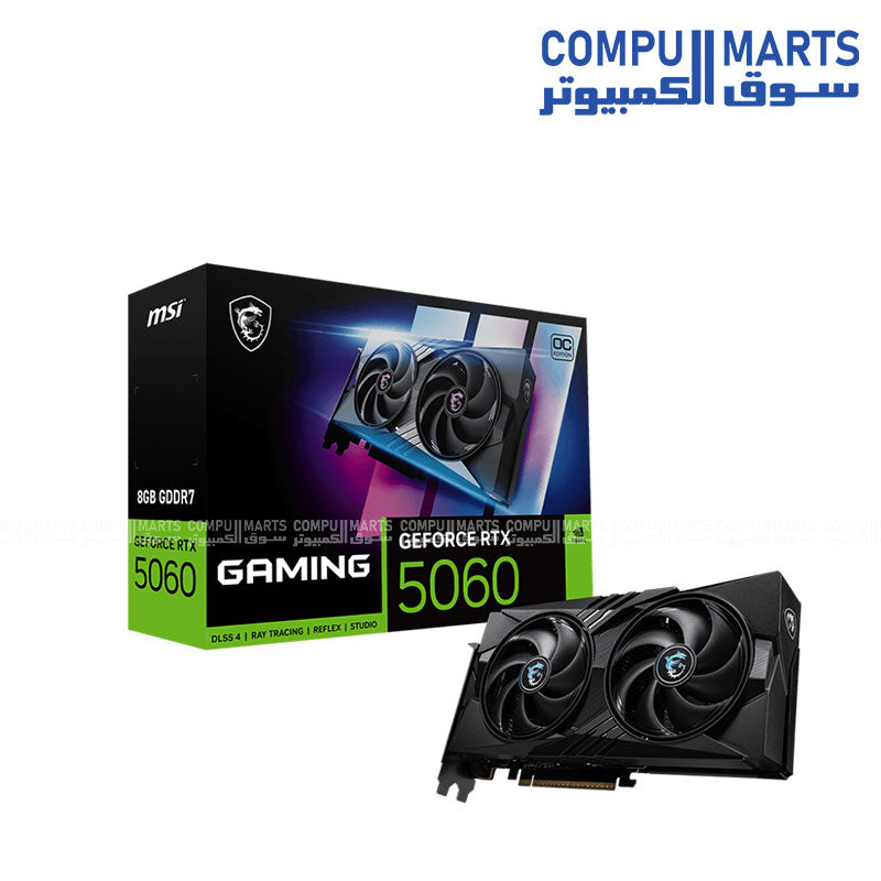 MSI GeForce RTX 5060 GAMING OC 8GB GDDR7 Graphics Card