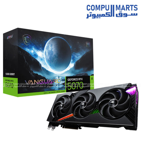 MSI GeForce RTX 5070 VANGUARD SOC 12GB GDDR7 Gaming Graphics Card