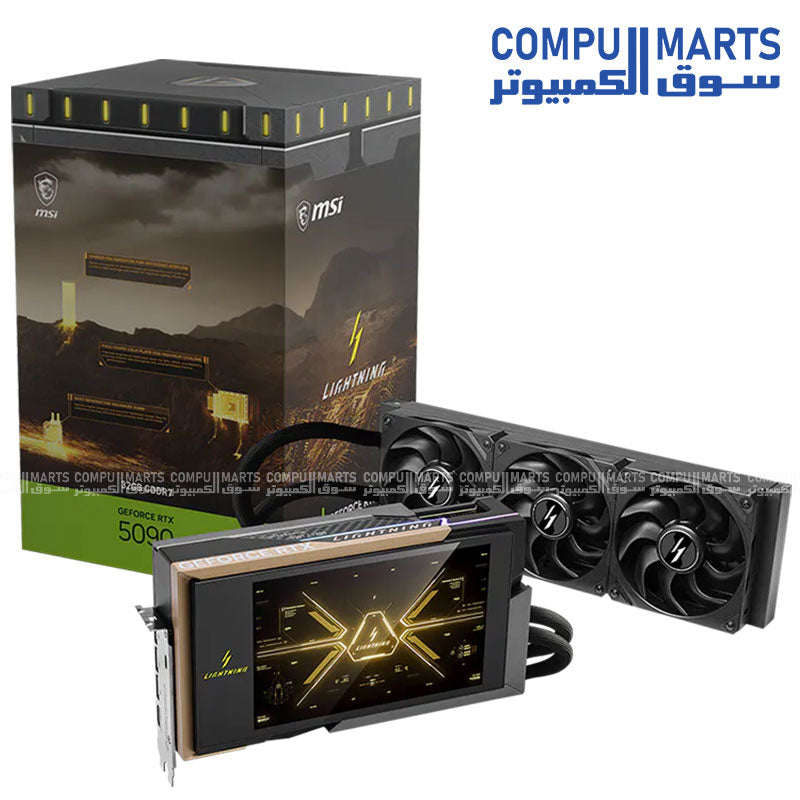 MSI GeForce RTX 5090 32G LIGHTNING Z – Graphics Card – MSI – 32GB GDDR7 512bit Extreme OC PCIe Gen5