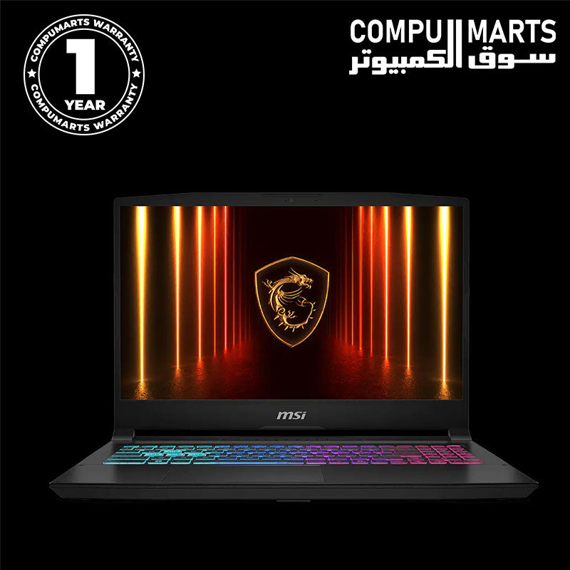 MSI Katana 15 HX B14WGK Black Gaming Laptop at Compumarts Egypt