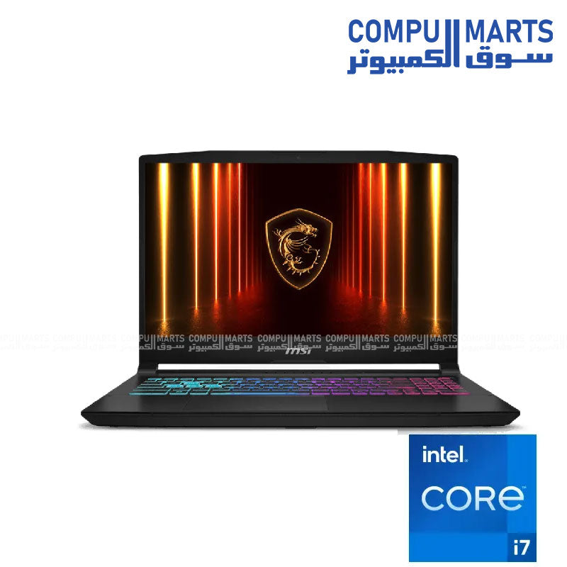 MSI Katana 15 HX B14WGK gaming laptop with Intel Core i7-14650HX, RTX 5070 8GB, 15.6-inch QHD 165Hz display at Compumarts