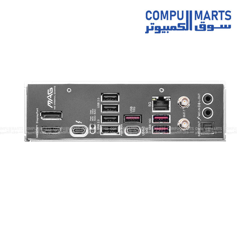 MSI -MAG -B860M- MORTAR -WIFI -LGA1851- Micro-ATX -DDR5 -motherboard - PCIe- 5.0- M.2- Gen5 - Wi-Fi 7