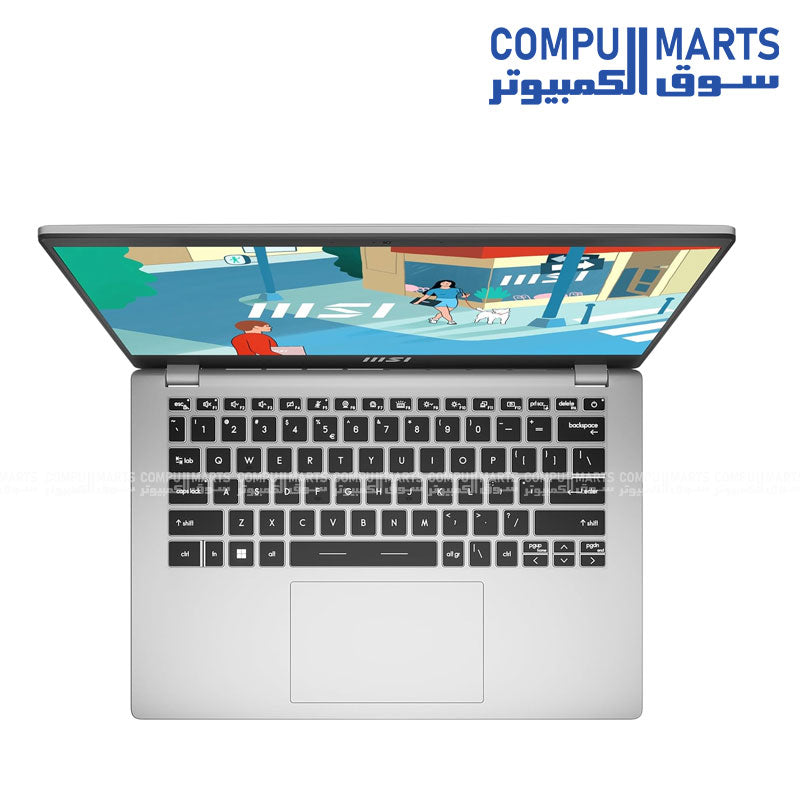 MSI Modern 14 C13X Laptop 13th Gen Intel Core i7 with Intel Iris Xe Graphics, 14-inch FHD Display – Egypt