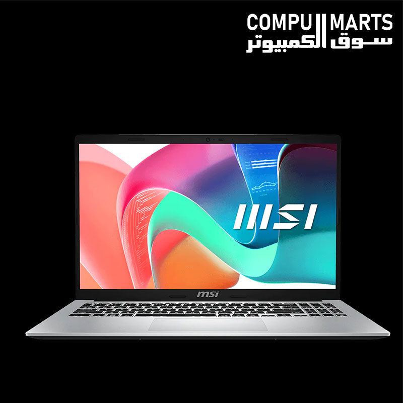 MSI Modern 15 F13MG Intel Core i5-1334U، 8GB RAM، 512GB SSD، 15.6 FHD – Urban Silver