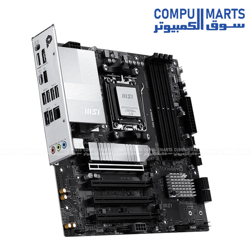 MSI PRO Micro ATX motherboard design layout