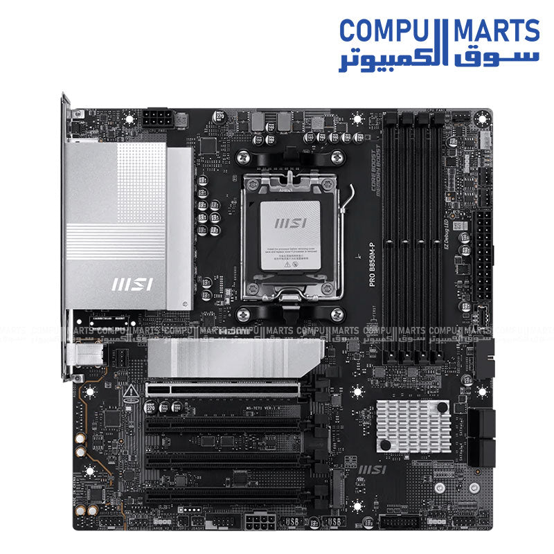 MSI PRO Micro ATX motherboard design layout
