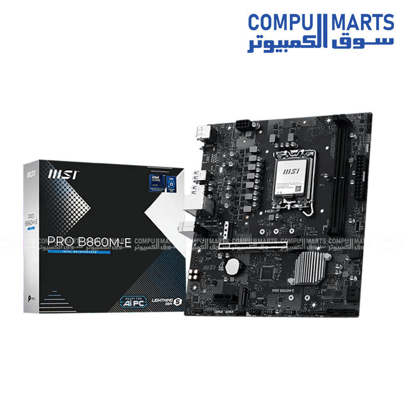 MSI PRO B860M-E LGA1851 DDR5 motherboard