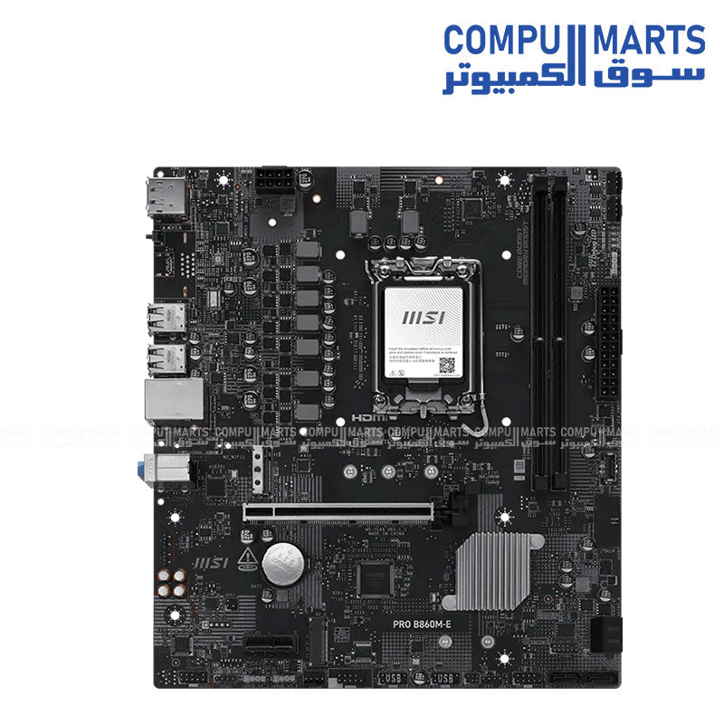 MSI PRO B860M-E LGA1851 DDR5 motherboard