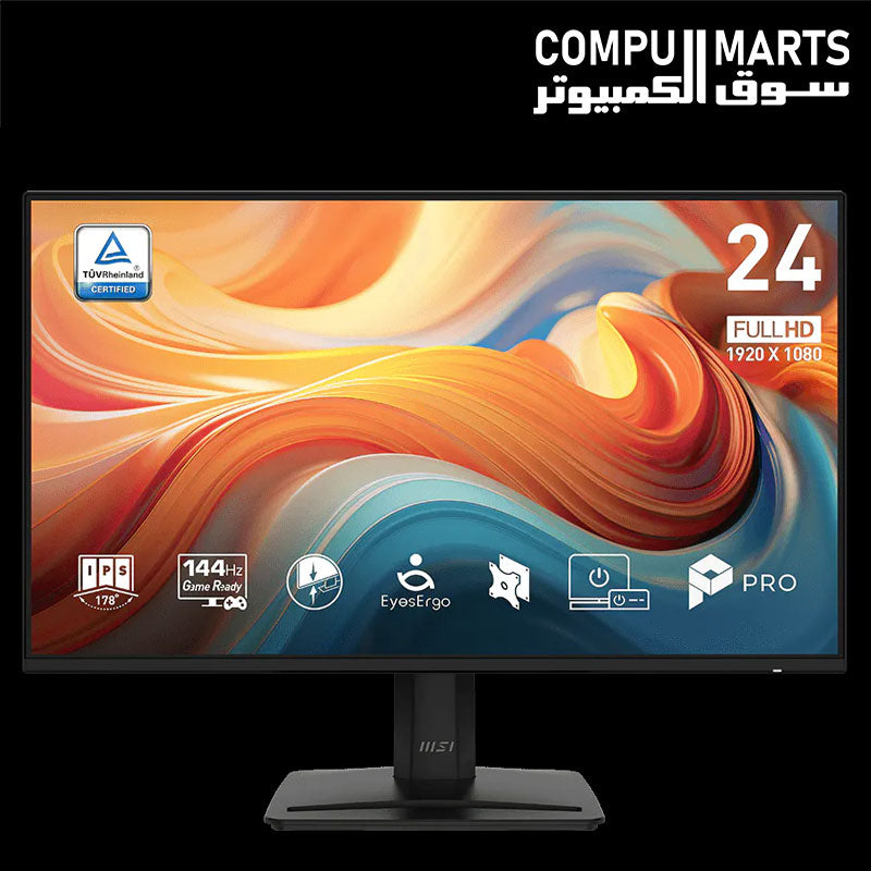 MSI PRO MP242 E14A 23.8 Inch FHD IPS Monitor
