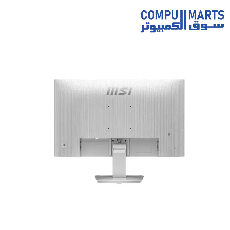 MSI PRO MP273W 27-inch Full HD IPS monitor featuring a 144Hz refresh rate, anti-glare display, and HDR Ready support for users shopping online in Egypt.