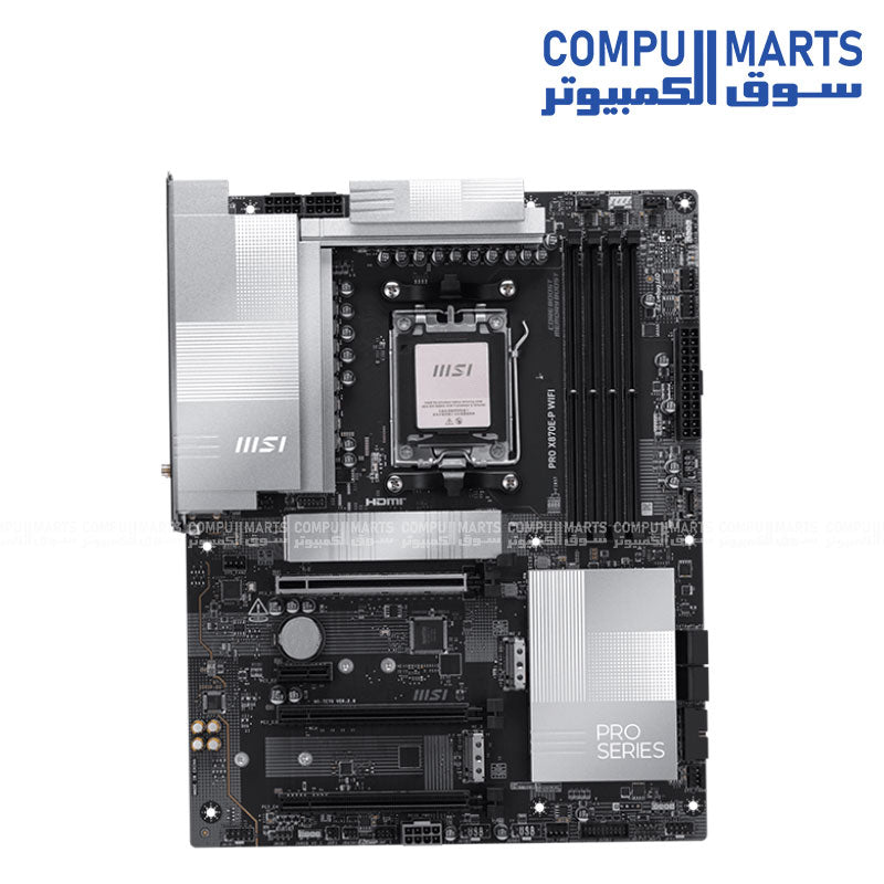 MSI PRO X870E-P WiFi AM5 DDR5 PCIe 5.0 ATX Motherboard