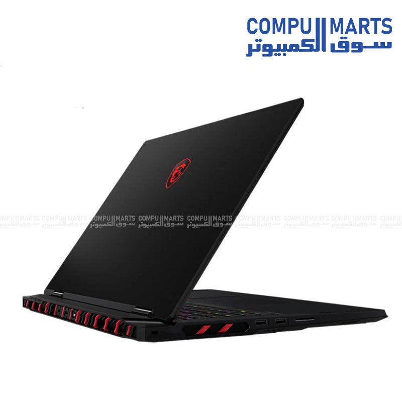 MSI Raider 18 HX AI A2XWJG-2268 – Gaming Laptop – MSI – Ultra 9 285HX – RTX 5090 8GB – 18 inch 4K Mini LED 120Hz – Titanium Dark Gray