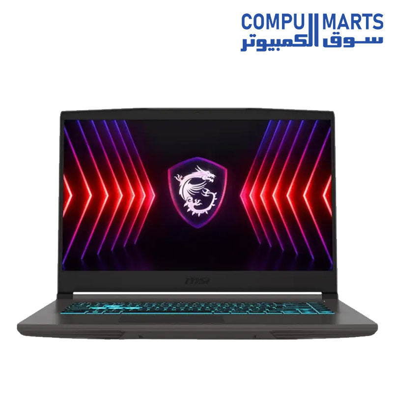 MSI Thin A15 B7VE Gaming Laptop – AMD Ryzen 7 7735HS, NVIDIA GeForce RTX 4050 6GB, 15.6" FHD Display, 16GB DDR5 RAM, 512GB SSD, DOS, Black