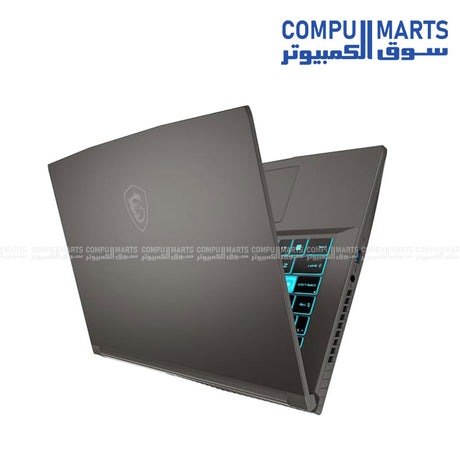MSI Thin 15 B13VE Gaming Laptop Cosmos Grey – Front View (Egypt)