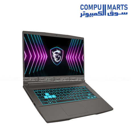 MSI Thin 15 B2RVE Gaming Laptop with Intel Core 7 240H and RTX 4050 6GB
