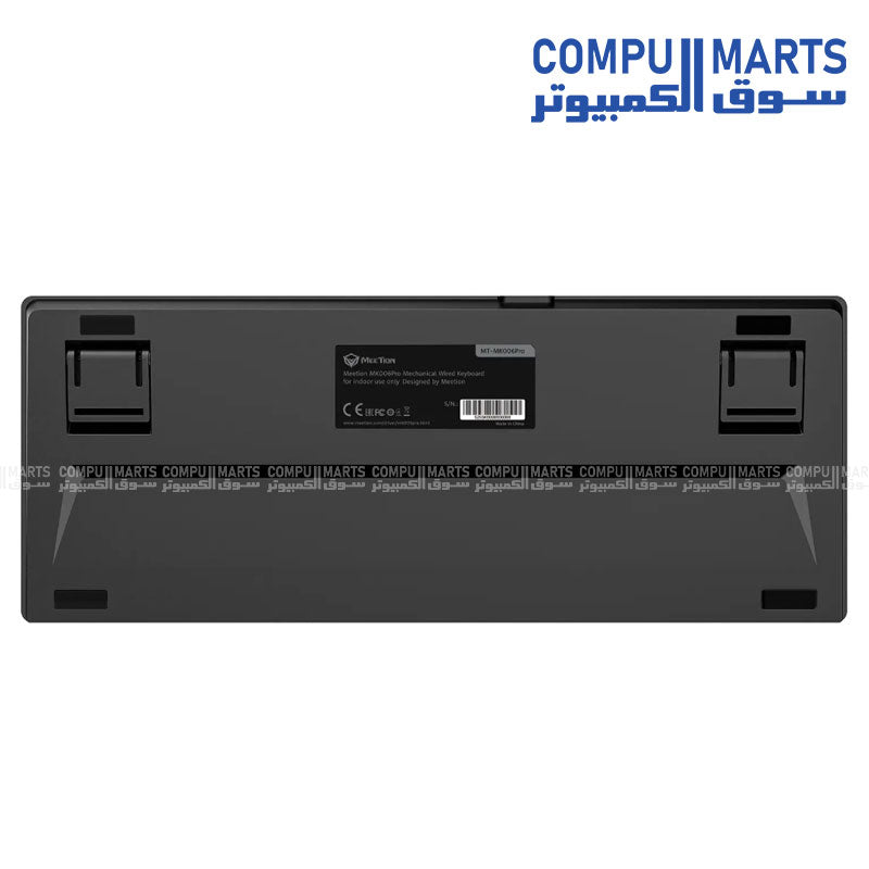 Meetion MK006 PRO – Mechanical Keyboard – Meetion – RGB backlit – 75% layout – hot swappable – red switch – Arabic wired