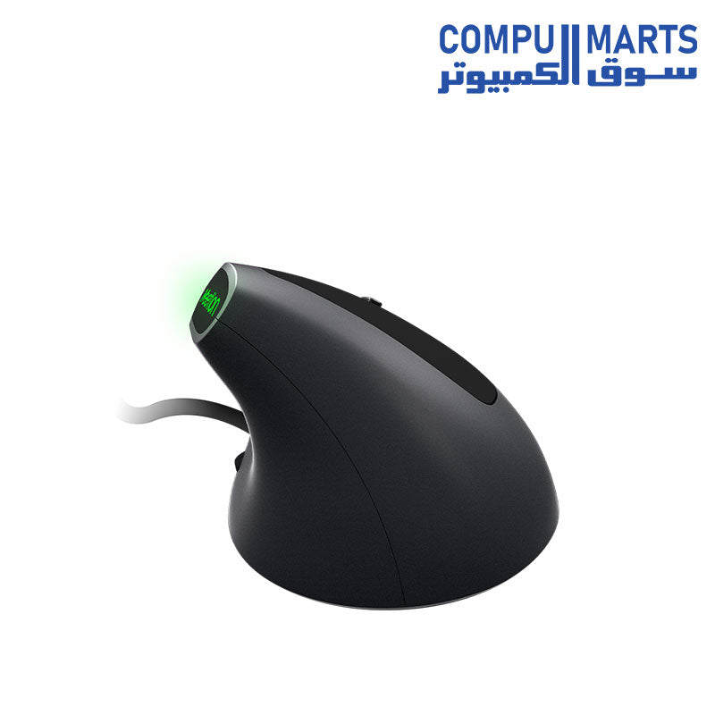 فأرة Meetion MT-M390 السلكية العمودية المريحة مع إضاءة حمراء LED