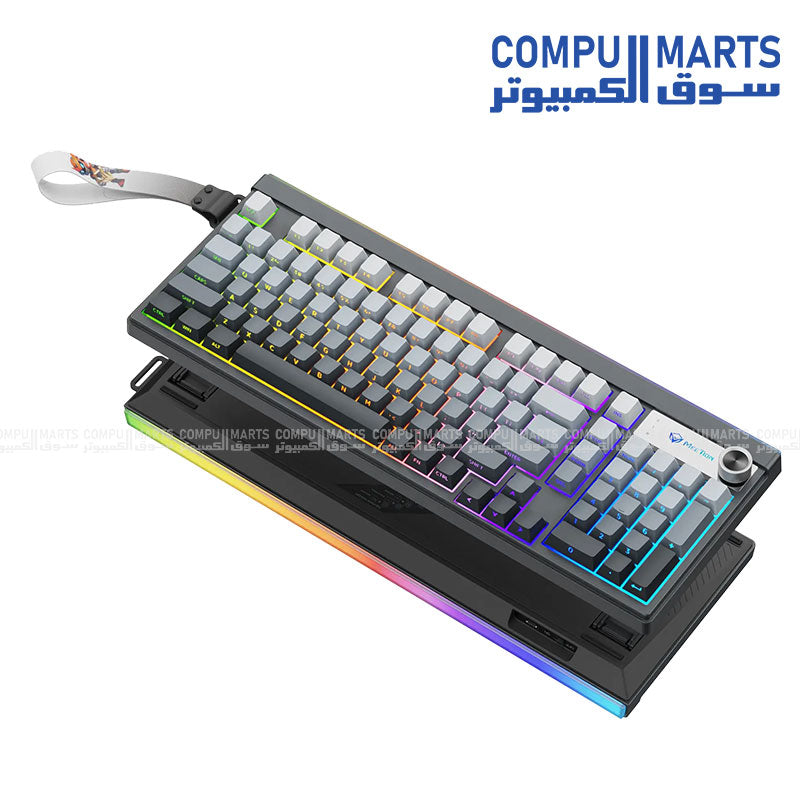 Meetion Vibekey B98 keyboard with 98 keys, 2.4G, Bluetooth and USB connectivity