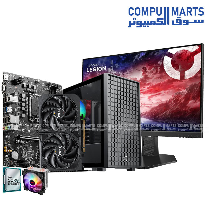 واهاوي يا واهاوي 1 - جهاز كمبيوتر للألعاب بمعالج Intel i5-12400F - بطاقة رسومات RTX 5060 EVO سعة 8 جيجابايت | ذاكرة وصول عشوائي 16 جيجابايت | قرص صلب SSD سعة 500 جيجابايت
