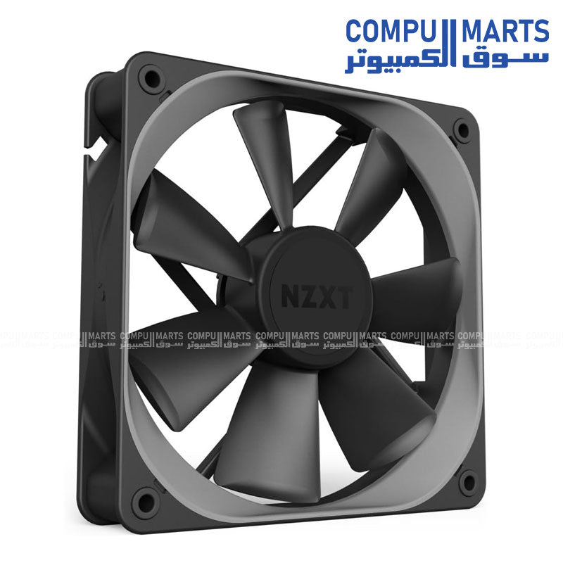 NZXT Aer P 140mm Static Pressure PWM Fan with Fluid Dynamic Bearing, 4-Pin Connector