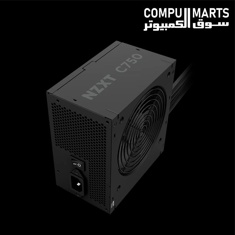 NZXT C750 Bronze 750W power supply with flat cables