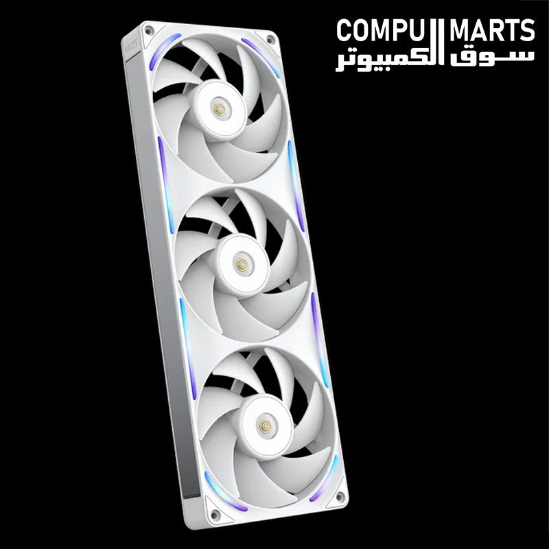 NZXT F360X fan with 3,100 ± 310 RPM speed