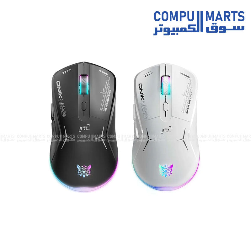 ONIKUMA CW917 RGB Dual-Mode Gaming Mouse – 2.4GHz Wireless
