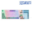 ONIKUMA G38 Three Color Wired Mechanical Keyboard 98 Keys RGB Backlit Black