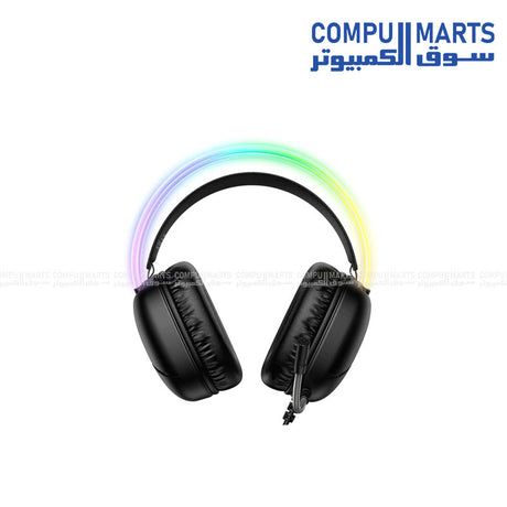 ONIKUMA -X33 -RGB -Esports -Gaming -Headset โ Black โ 2m Cable -Noise-Reduction -Mic
