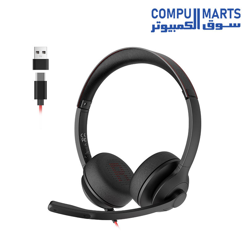 ONIKUMA X37 Type-C and USB-A plug headset with wide compatibility for office headset Egypt usage