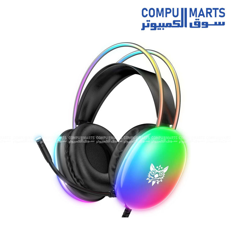 ONIKUMA -X25 -RGB- Gaming -Headset -Microphone -RGB Lighting