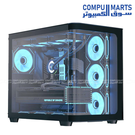AeroCool P500C โ Mid-Tower Gaming Case โ ARGB Fans โ Tempered Glass โ ATX