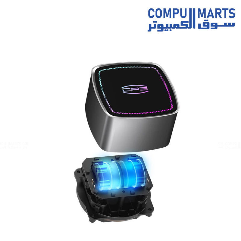 DE360-PCCOOLER-Liquid Cooler-intel-cpu cooler-ARGB-AMD