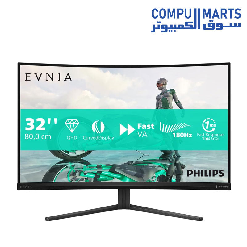 32M2C3500L-Monitor-Philips-Evnia-31,5-INCH-180Hz-0.5ms-Gaming