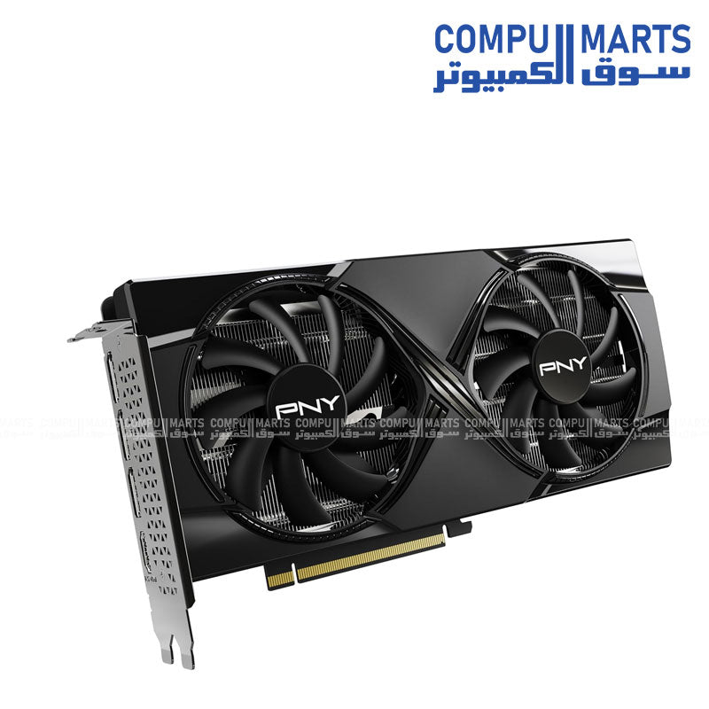 PNY GeForce RTX 5060 Ti 8GB VERTO Dual Fan RGB Graphics Card – PCIe 5.0, HDMI & DisplayPort, 8K Ready