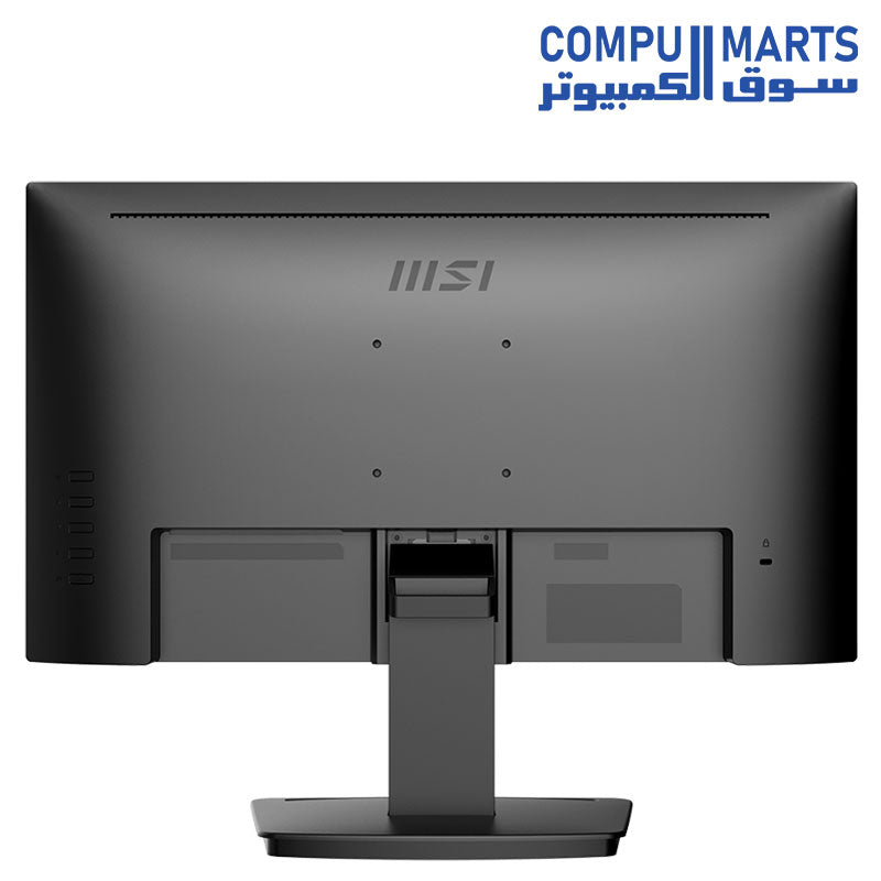 MSI PRO MP223 E2, 22-inch VA 1920 x 1080 (FHD) Computer Monitor, 100Hz, Adaptive-Sync, HDMI, Video Port, Display Port, VESA Mountable, Tilt, 1ms