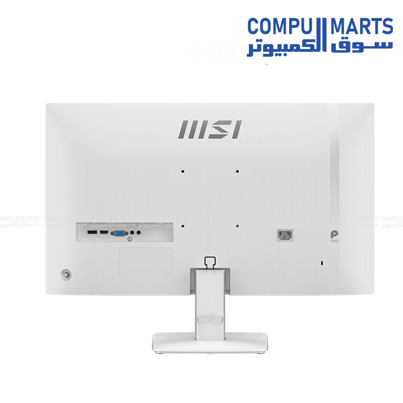MSI PRO MP275W E2 QHD 27 inch IPS Monitor 100Hz Business Display in Egypt