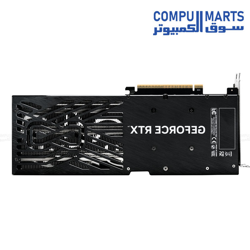 Palit RTX 5060 Ti Infinity 3 OC cooling copper base composite heatpipe 0dB tech GPU compact closeup Egypt