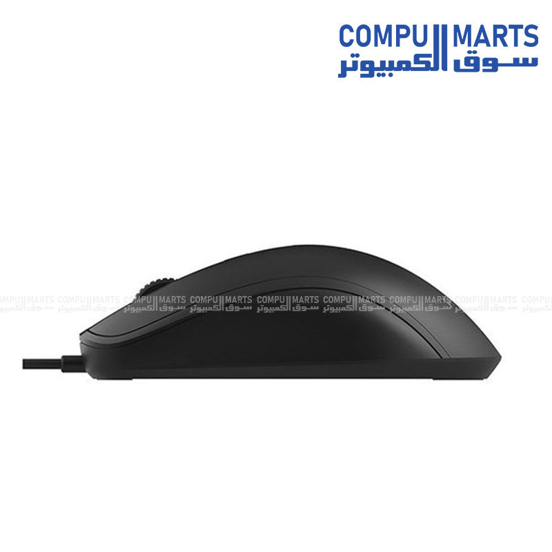 "Philips USB Wired Mouse M214 Black – ergonomic compact design, plug-and-play, durable and lightweight, ideal for office, home, and study use in Egypt"