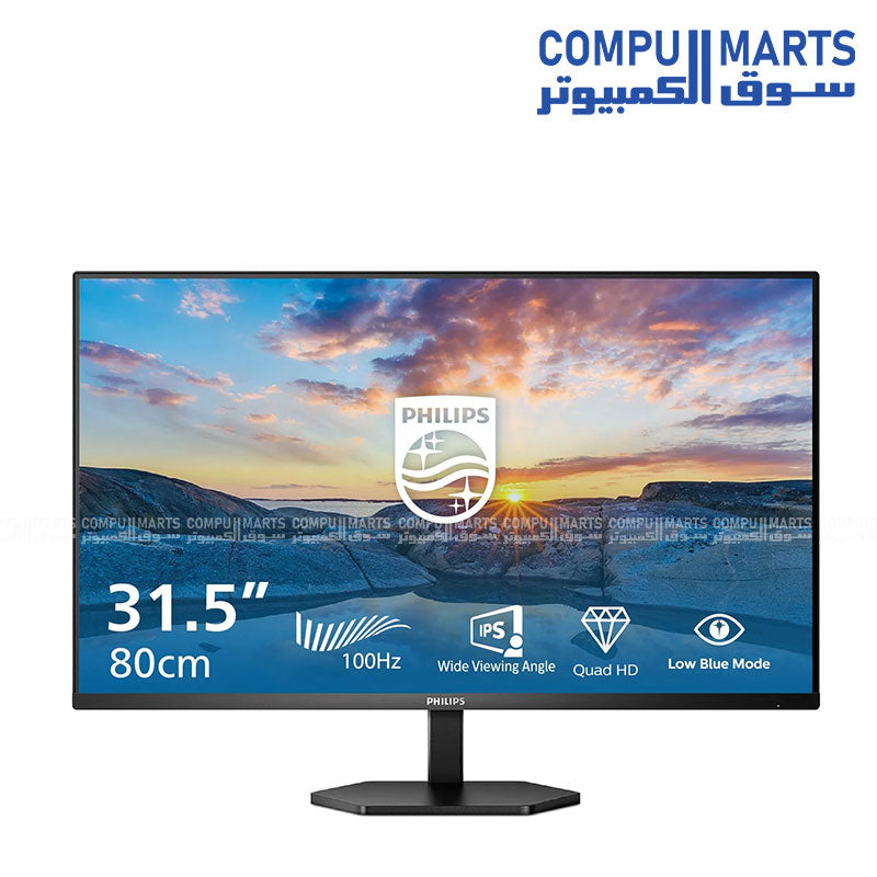 Philips 32 inch QHD 1440p 100Hz IPS display monitor with HDR10 and 1ms response time
