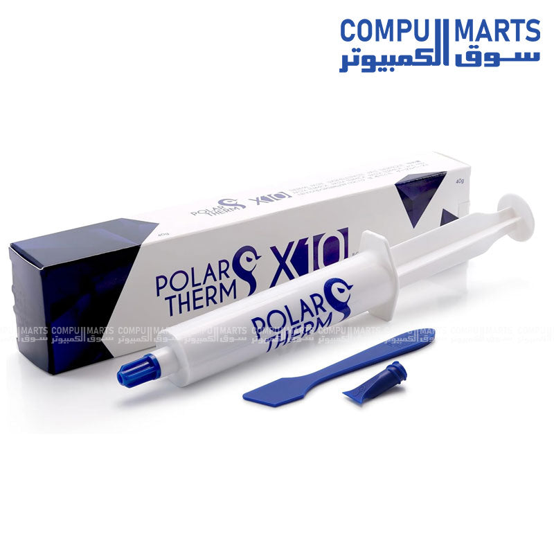 Polartherm X-10 Thermal Grizzly Thermal Paste – Extreme Conductivity, Durable, Safe Non-Conductive Thermal Compound