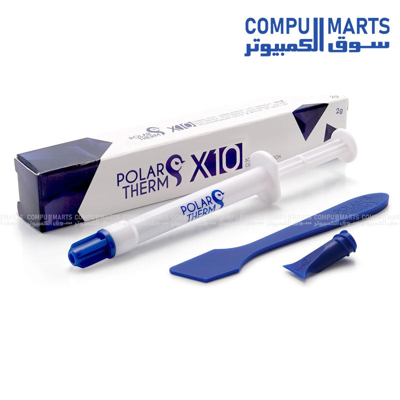 Polartherm X-10 Thermal Grizzly Thermal Paste – Extreme Conductivity, Durable, Safe Non-Conductive Thermal Compound