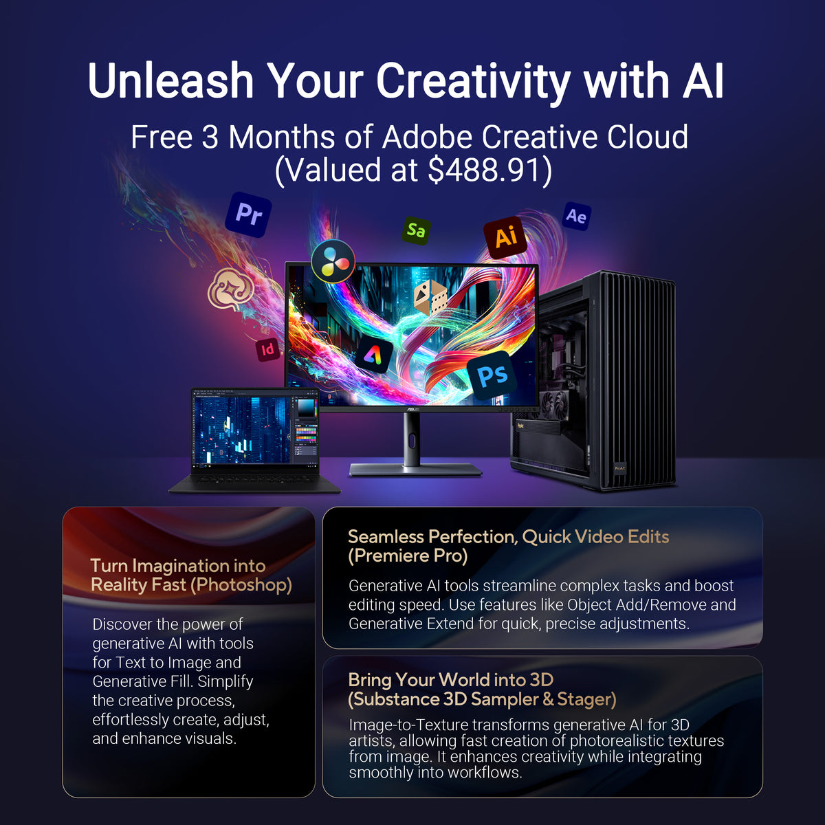 ASUS ProArt PA32KCX 32-Inch 8K Mini LED Professional Monitor – 7680×4320 IPS, 1200-Nit HDR, Dolby Vision, Thunderbolt 4, 96W Power Delivery