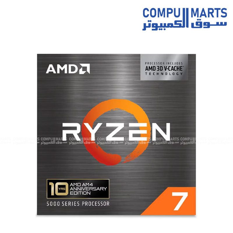 Processor AMD Ryzen 7 5800X3D 8-core, 16-Thread with AMD 3D V-Cache Technology