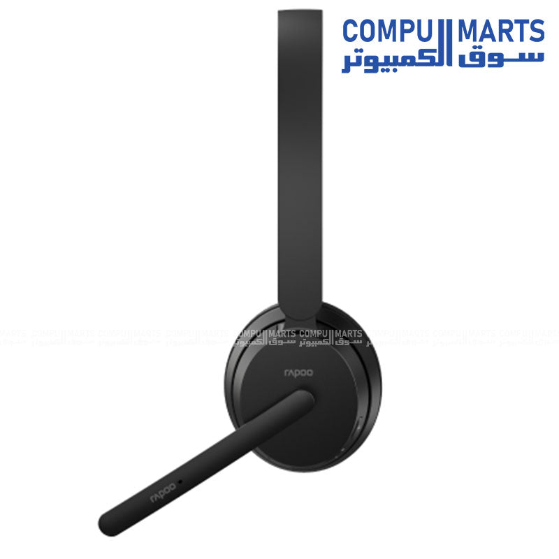 RAPOO H200 wireless headset with 40mm speaker drivers and Bluetooth
