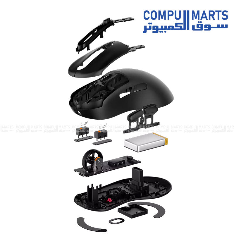 RAPOO VT9PRO gaming mouse with 10 programmable buttons