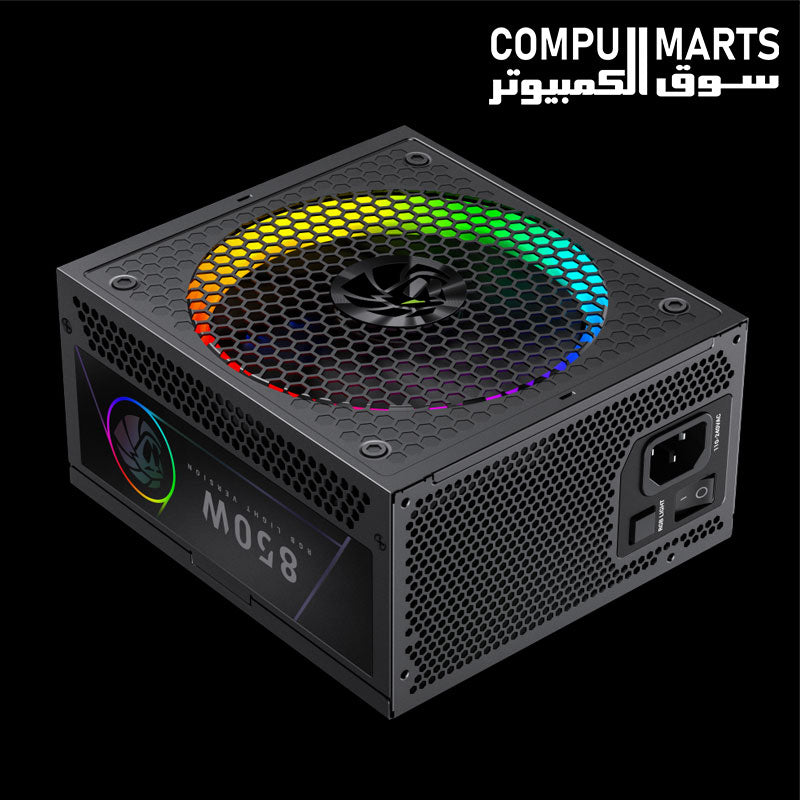 GameMax RGB PRO 850G ATX 3.1 power supply with native 12V-2x6 connector