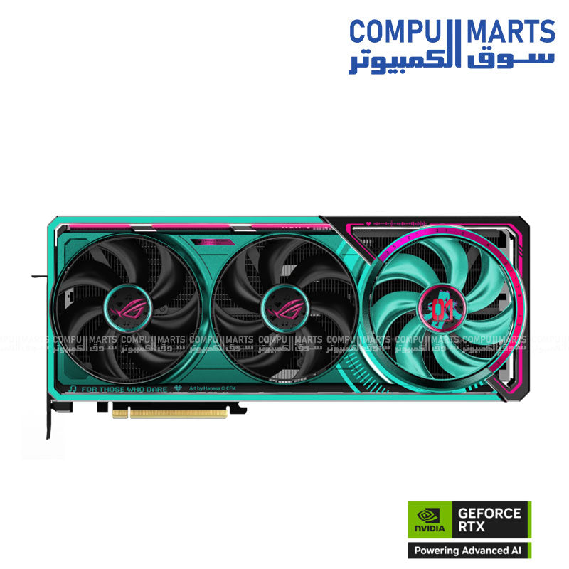 ROG Astral GeForce RTX 5080 Hatsune Miku Edition graphics card