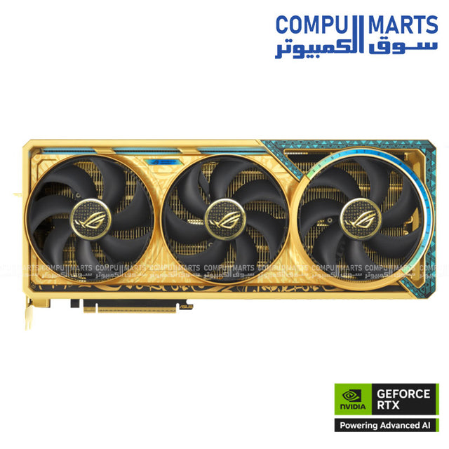 ASUS ROG RTX 5080 Dhahab Edition Gaming Graphics Card – 16GB GDDR7